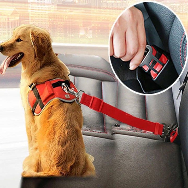 Adjustable Pet Car Seat Belt Harness Clip Safety Lead