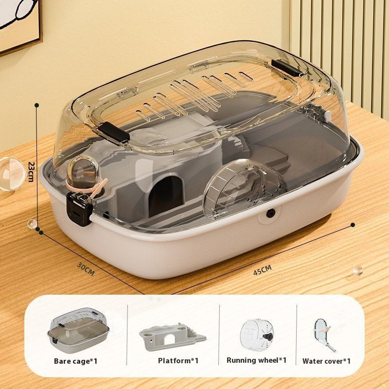 Discover the Djungarian Hamster Cang Special Oversized Transparent Acrylic Cage