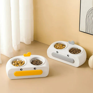 Why Your Pet Deserves the Duck Design Pet Double Bowl Food Water Feeder Tray
