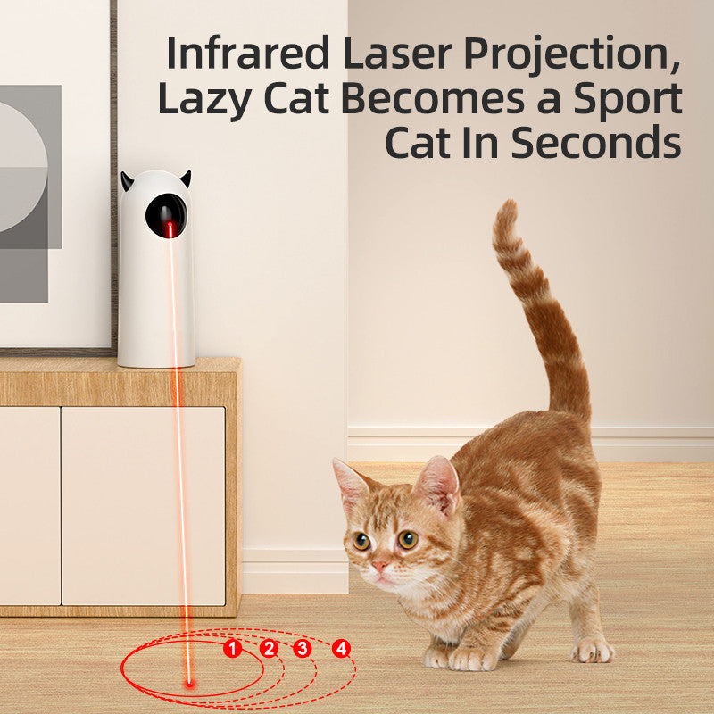 Electric Automatic Infrared Interactive Pet Teaser Toy