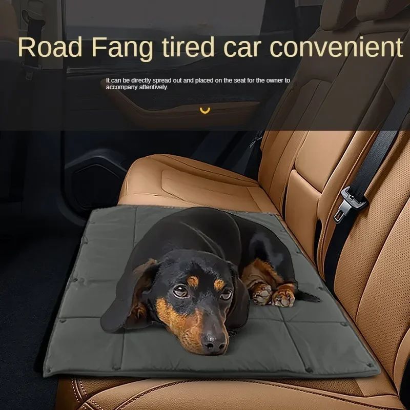 Portable Pet Travel Bed 3-In-1 Collapsible Carrier Mat And Cushion