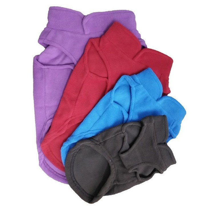 Fleece Pet Coat Jacket Vest Warm Small Pet Clothing