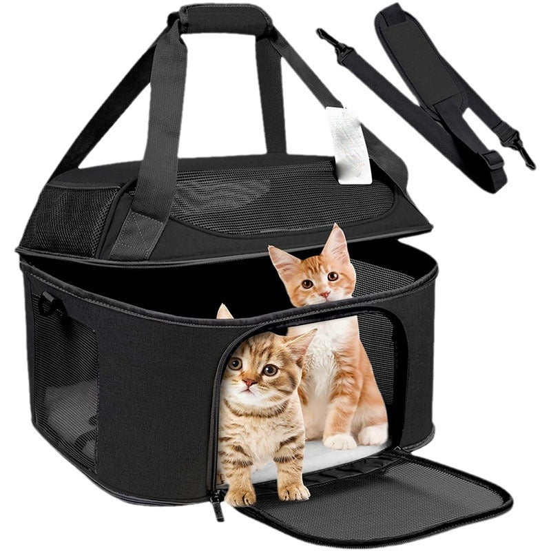 Breathable Pet Carrier Backpack For Travel And Outdoor Use