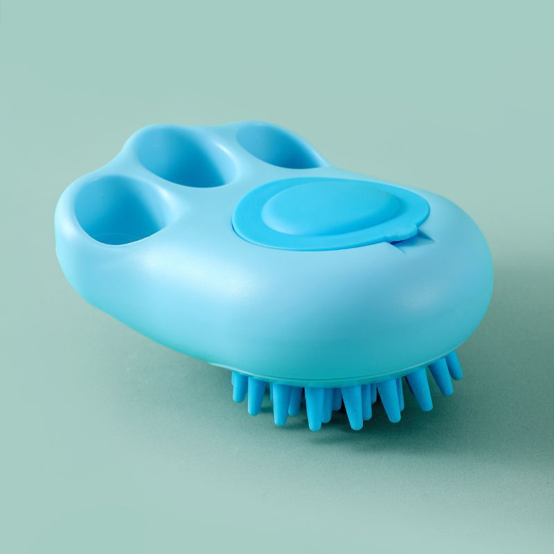 Pet Claw Bath Brush And Massage Comb For Grooming And Cleaning