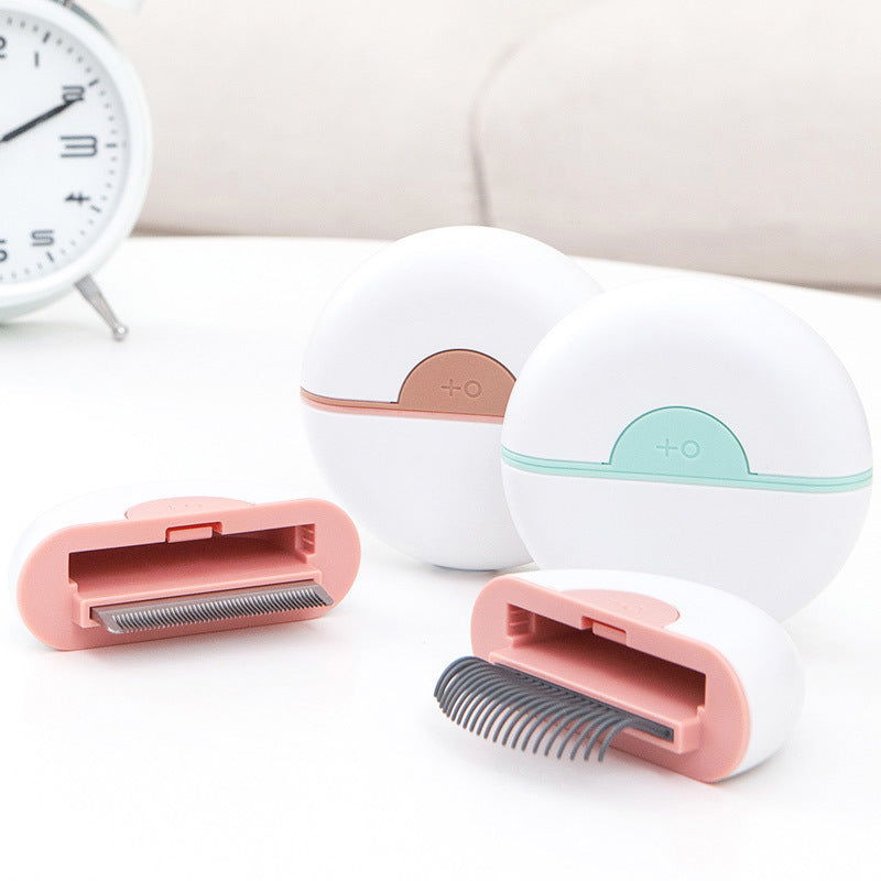 Steel Pet Grooming Comb And Brush Set For Detangling And Shedding