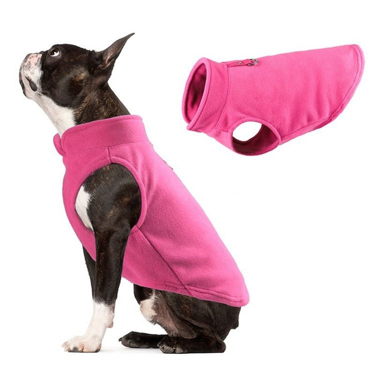 Fleece Pet Coat Jacket Vest Warm Small Pet Clothing