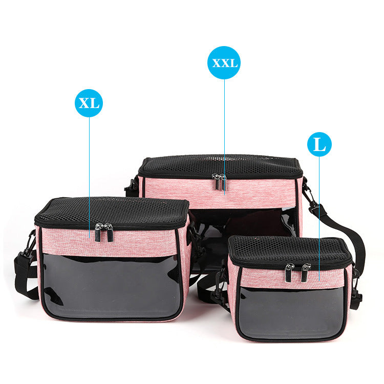 Crossbody Portable Pet Bag Cage For Small Pets Travel Use