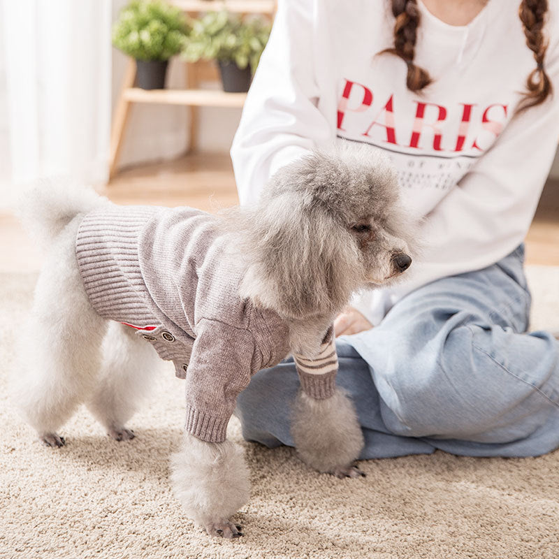 Warm Pet Sweater Coat For Cold Weather Protection