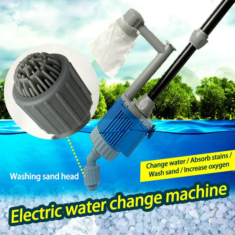 Electric Aquarium Gravel Cleaner Vacuum For Fish Tank Sand Maintenance