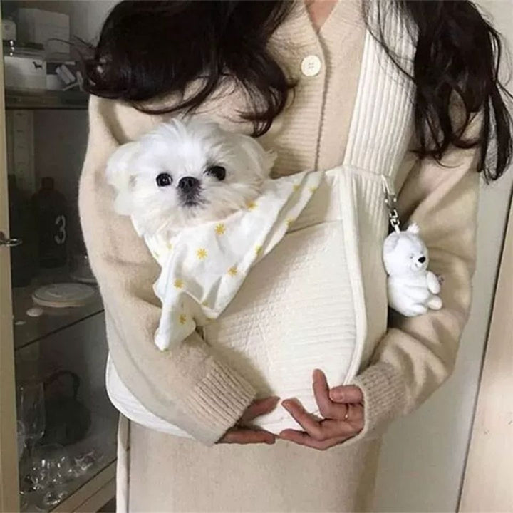 Handmade Pet Carrier Shoulder Bag Breathable Travel Tote