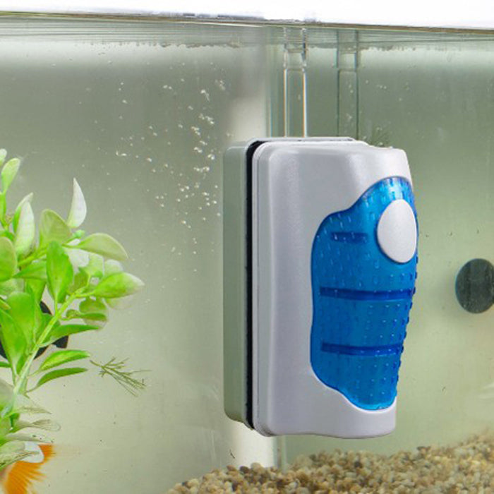 Magnetic Aquarium Glass Cleaner Brush For Fish Tank Maintenance