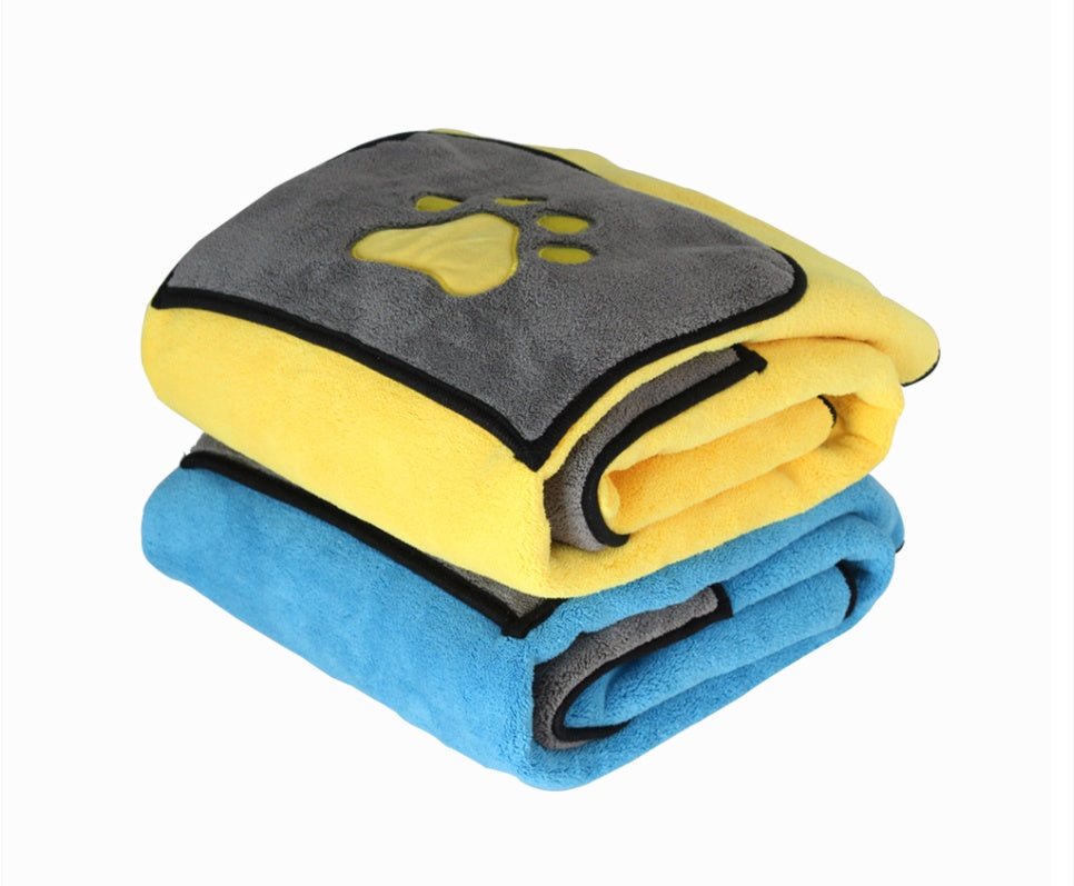 Absorbent Pet Bath Towel For Quick Drying And Cleaning
