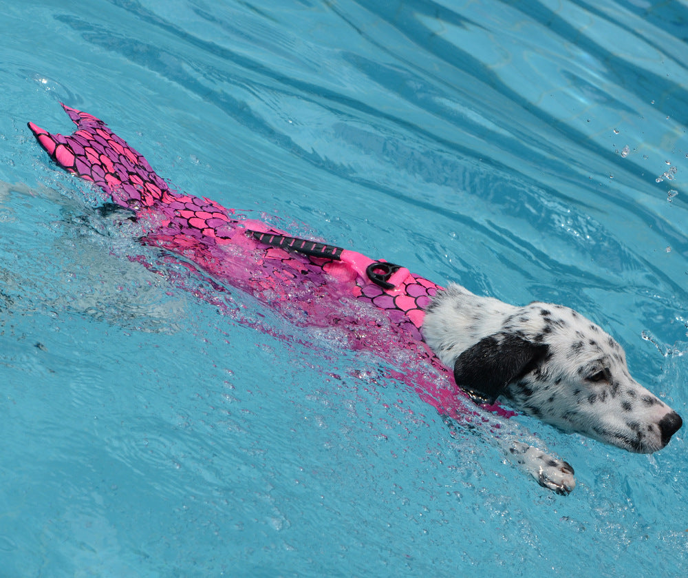 Adjustable Pet Life Vest Swimming Safety Swimwear