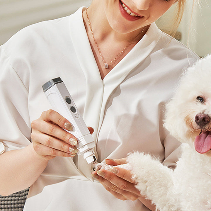 High Power Double Lamp Pet Nail Trimmer Automatic Grooming Device