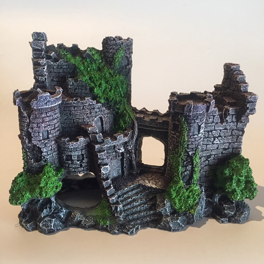 Resin Aquarium Castle Decoration For Fish Tank Landscaping