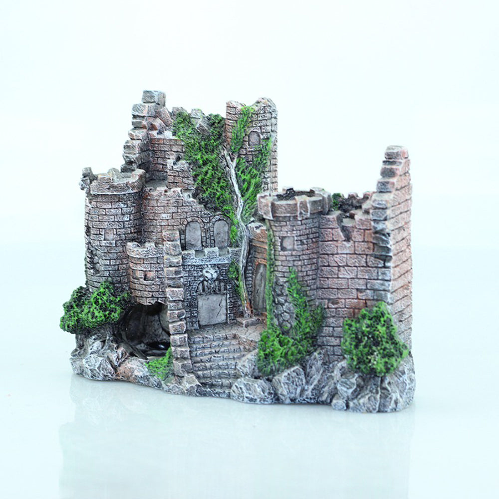 Resin Aquarium Castle Decoration For Fish Tank Landscaping