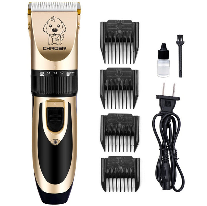 Professional Pet Hair Trimmer With Electric Nail Clipper Grooming Kit