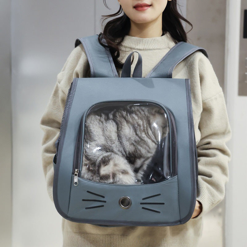 Breathable Pet Carrier Backpack For Cats And Small Dogs Travel