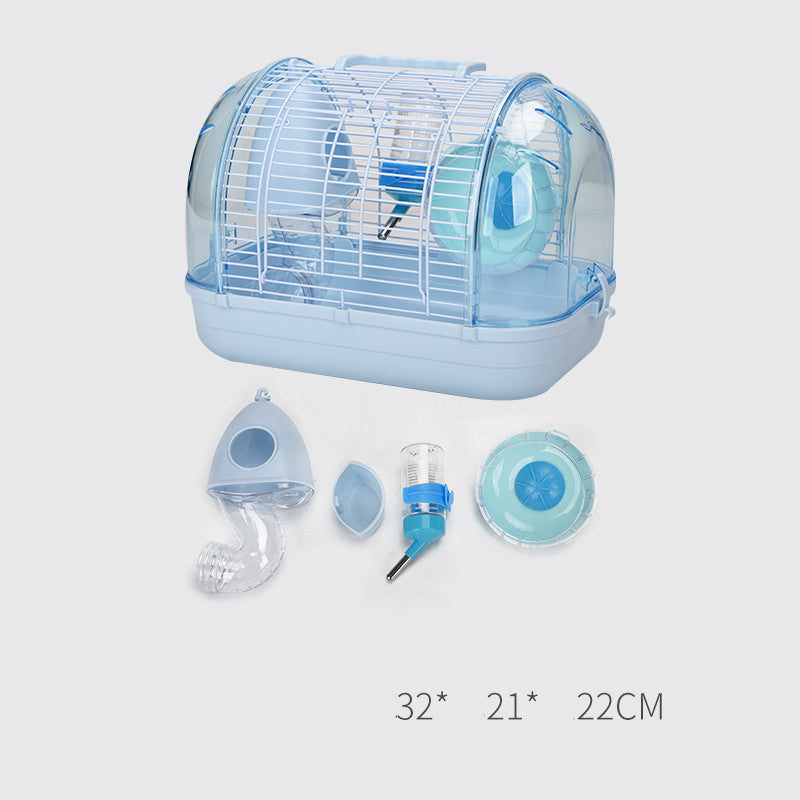 Luxury Transparent Base Pet Cage Viewing Habitat For Small Animals