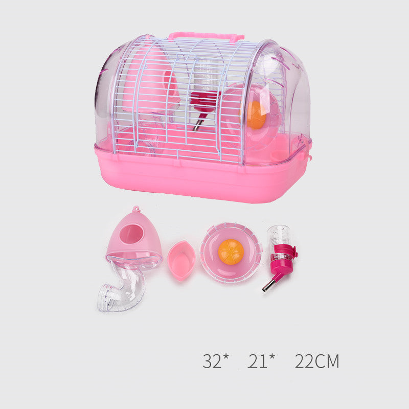 Luxury Transparent Base Pet Cage Viewing Habitat For Small Animals