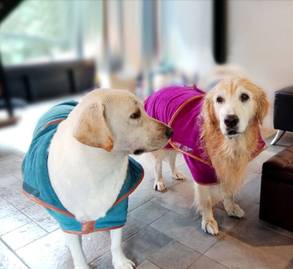 Quick-Drying Absorbent Pet Bath Towel For Easy Cleaning