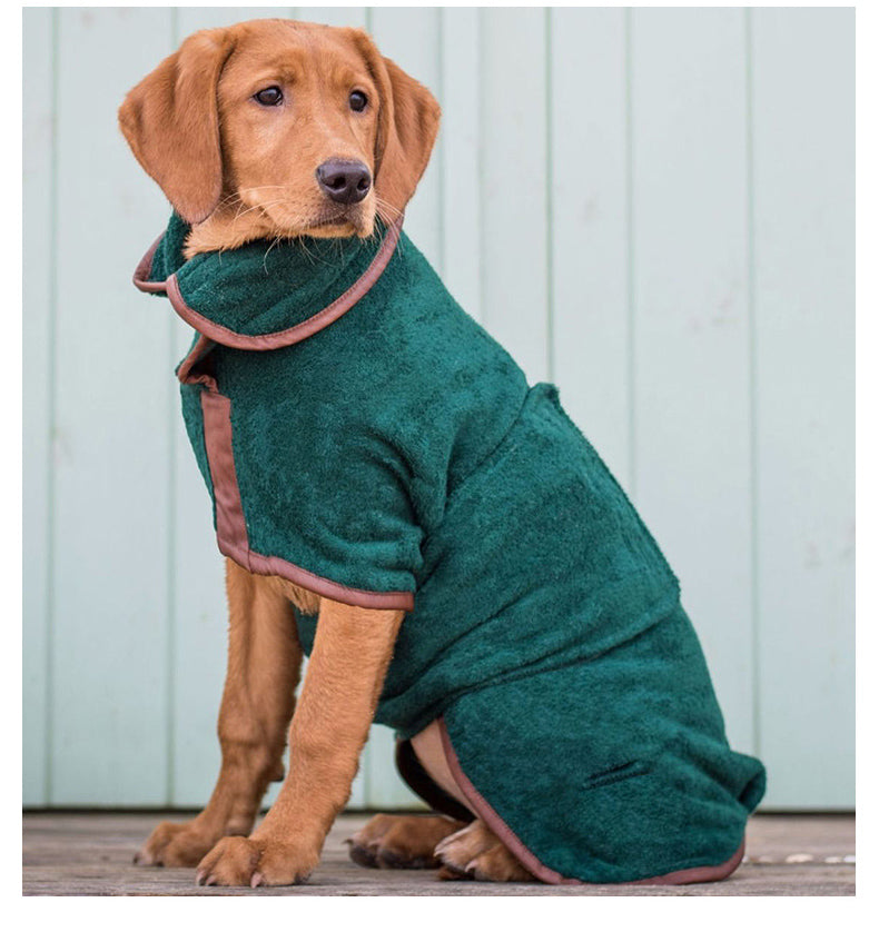 Quick-Drying Absorbent Pet Bath Towel For Easy Cleaning