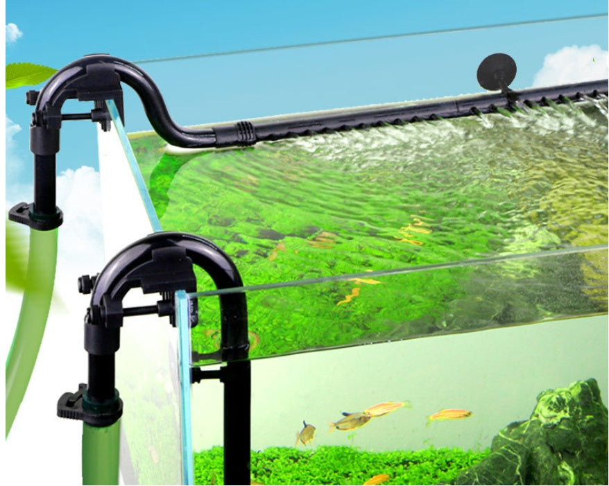 Fish Tank Filter Barrel Water Inlet Outlet Rain Shower Pipe Accessories