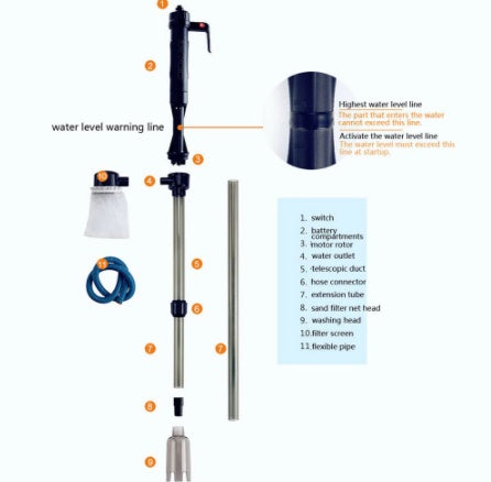 Automatic Aquarium Water Change System For Fish Tank Maintenance