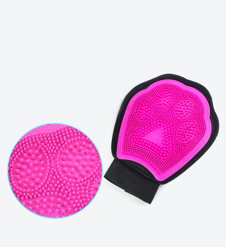 Pet Bath Glove Cleaning And Grooming Brush