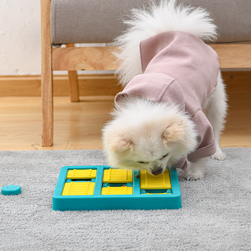 Rotating Interactive Pet Toy Food Dispensing Slow Feeder