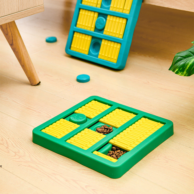 Rotating Interactive Pet Toy Food Dispensing Slow Feeder