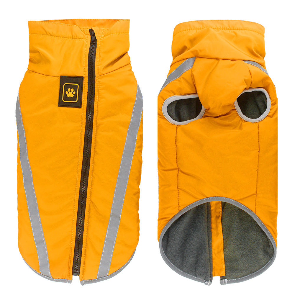 Reflective Pet Padded Warm Winter Jacket Outdoor Clothing