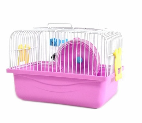Small Garden Style Hamster Cage Portable Pet Habitat