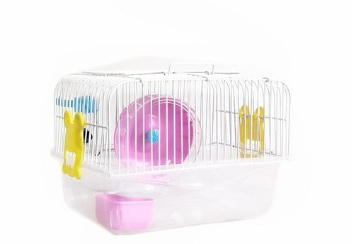 Small Garden Style Hamster Cage Portable Pet Habitat