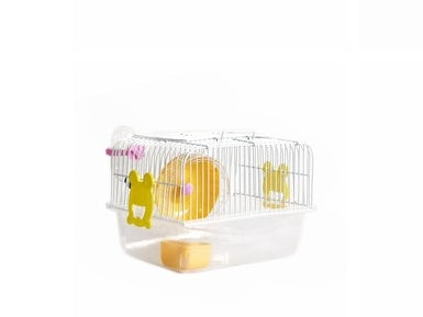 Small Garden Style Hamster Cage Portable Pet Habitat