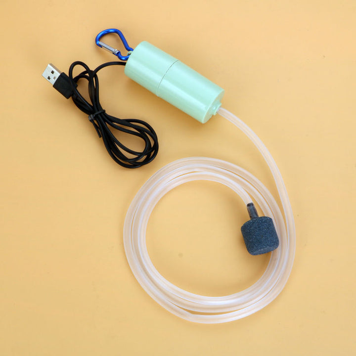 USB Aquarium Air Pump Portable Mini Oxygen Aerator For Fish Tank