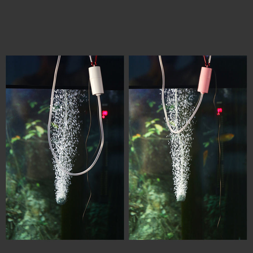 USB Aquarium Air Pump Portable Mini Oxygen Aerator For Fish Tank
