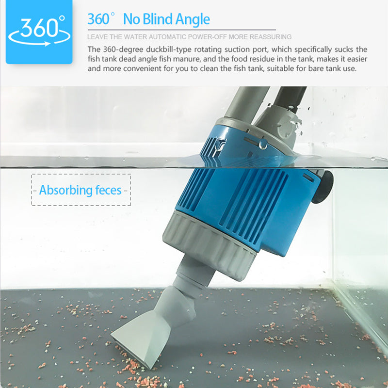 Electric Aquarium Gravel Cleaner Vacuum For Fish Tank Sand Maintenance