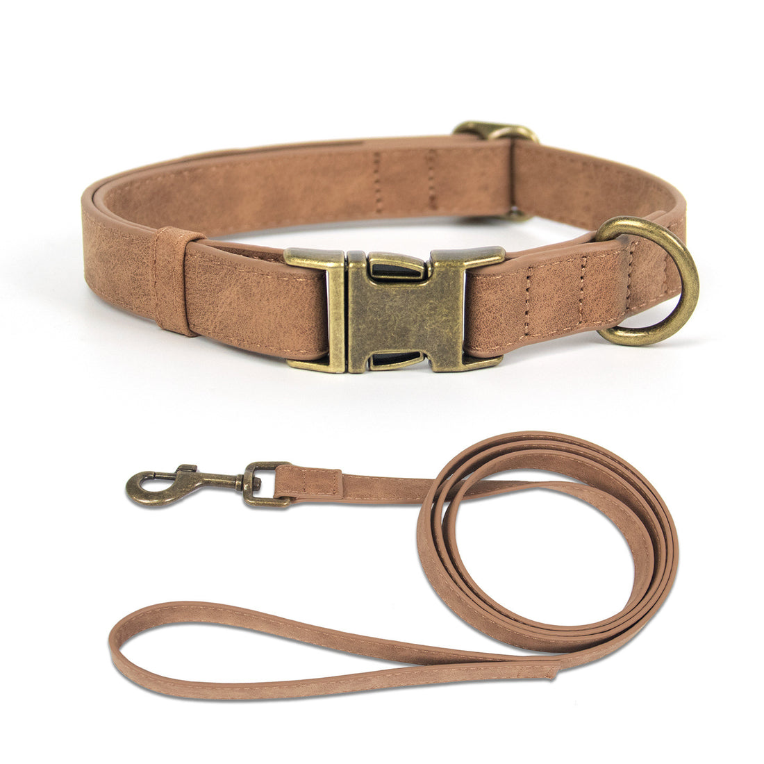 Retro Fashion Pet Leash And Collar Set