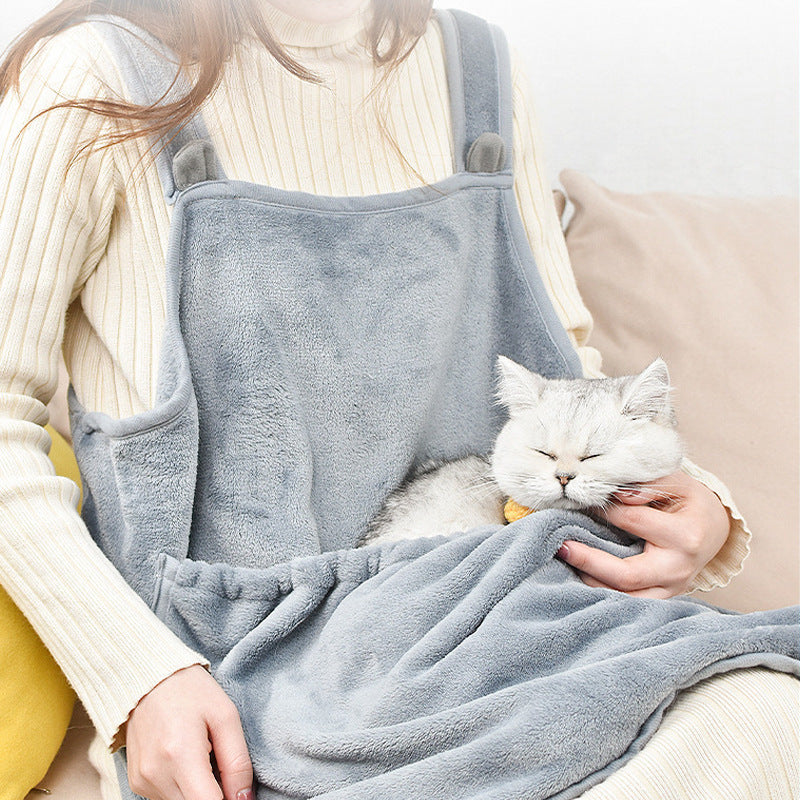 Pet Carrier Apron For Outdoor Travel Hanging Use