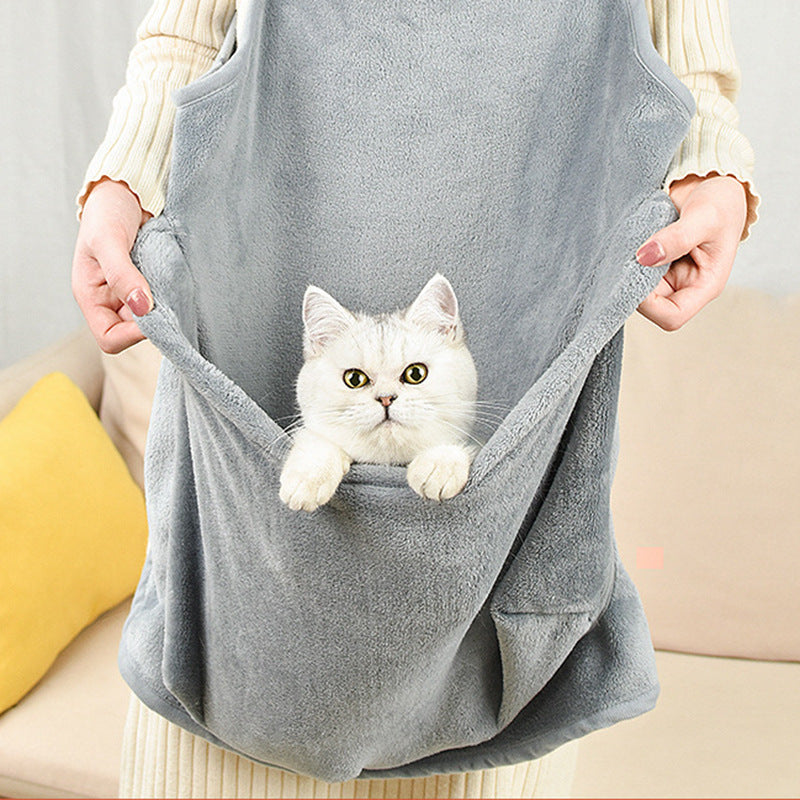 Pet Carrier Apron For Outdoor Travel Hanging Use