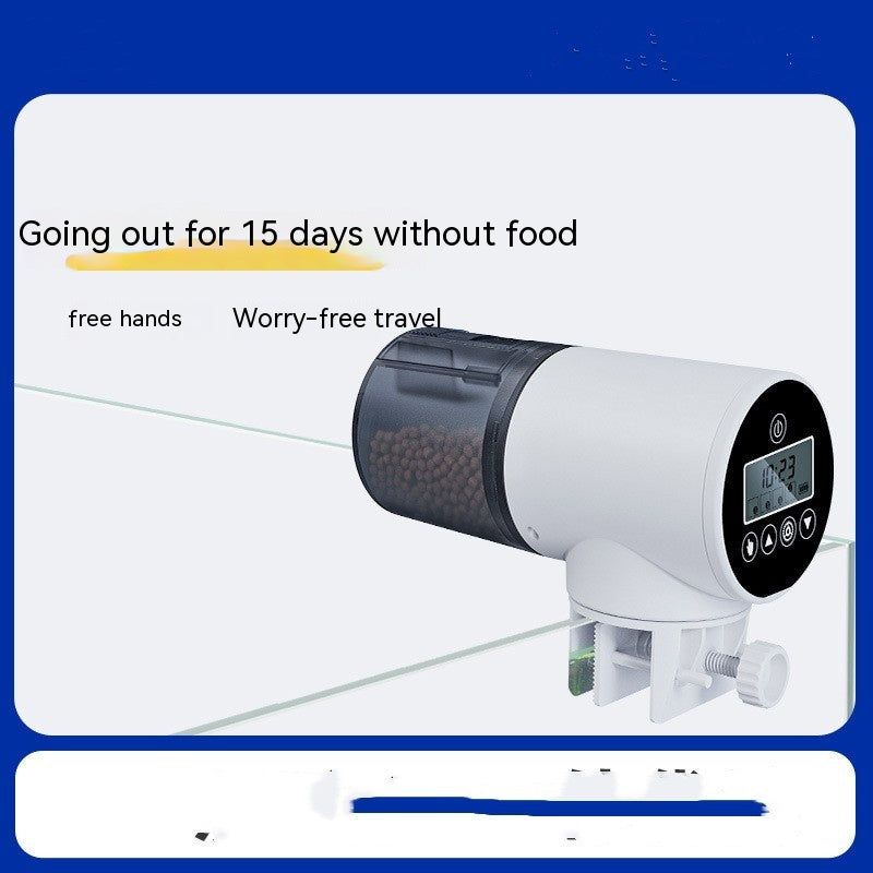 Smart Aquarium Timed Fish Feeder For Automatic Feeding System