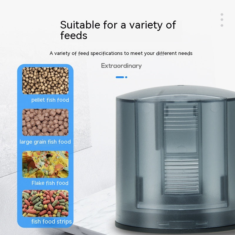 Smart Aquarium Timed Fish Feeder For Automatic Feeding System