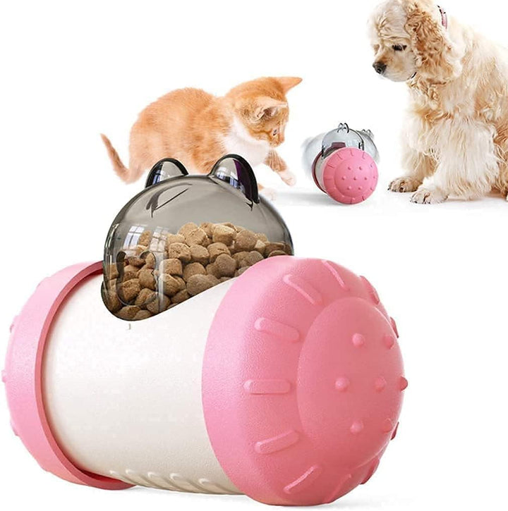 Interactive Pet Treat Dispensing Puzzle Ball Feeder Toy