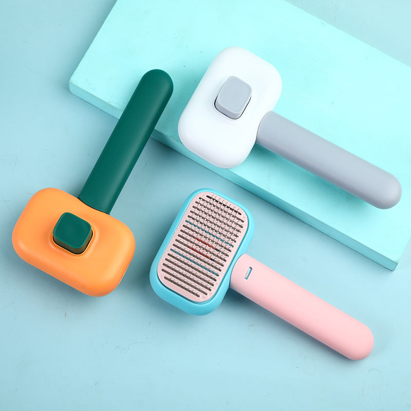 Stainless Steel Pet Grooming Massage Brush And Detangling Comb
