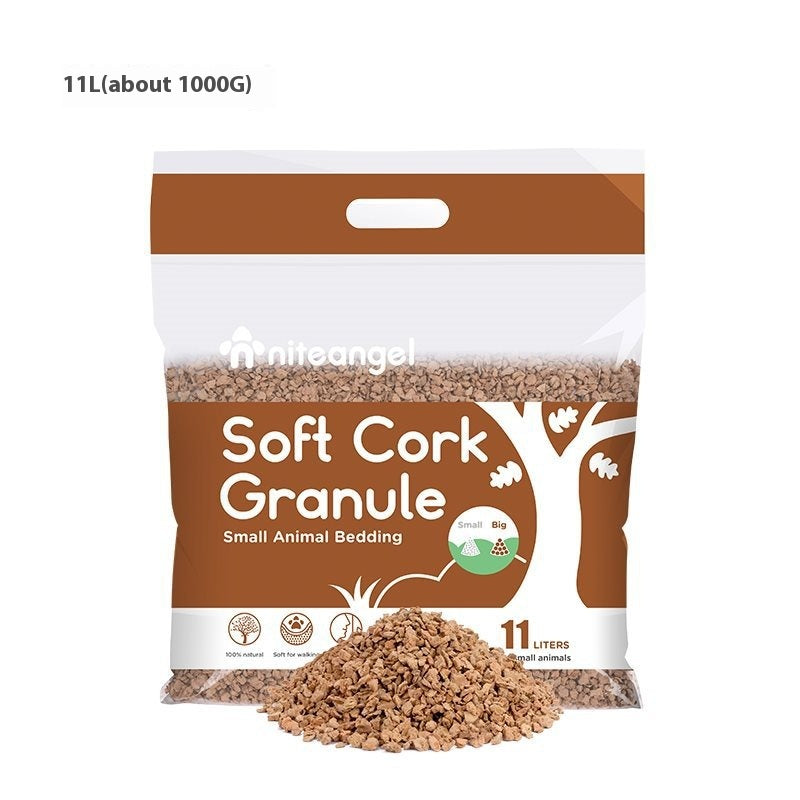 Oak Cork Pet Bedding Dust Free Digging Cage Landscaping Supplies