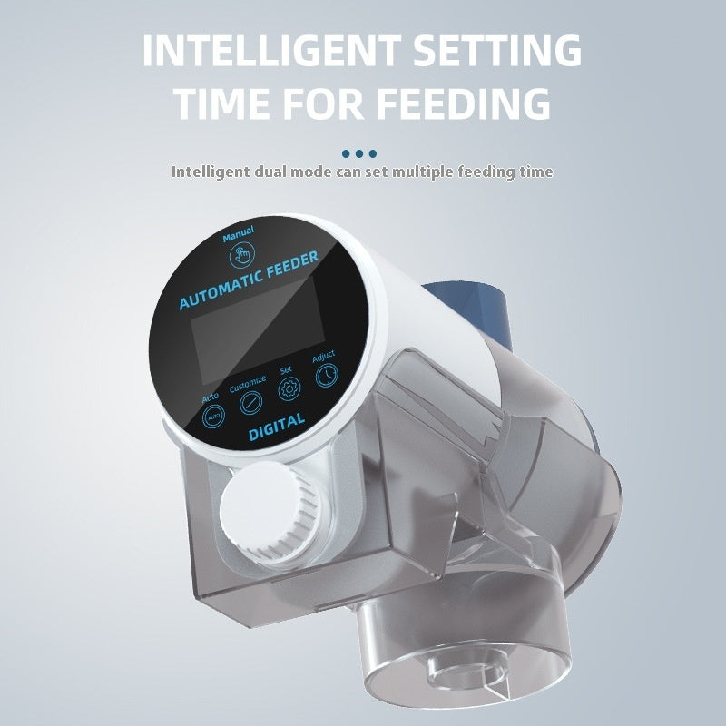Automatic Fish Tank Feeder Timing Pellet Feeding For Aquarium Pets