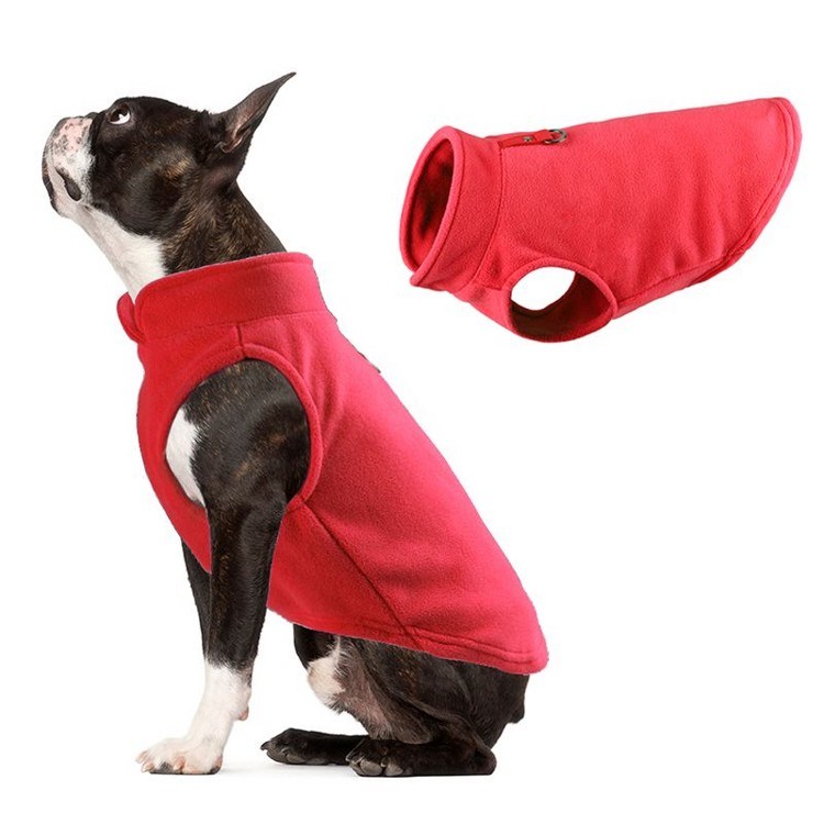 Fleece Pet Coat Jacket Vest Warm Small Pet Clothing
