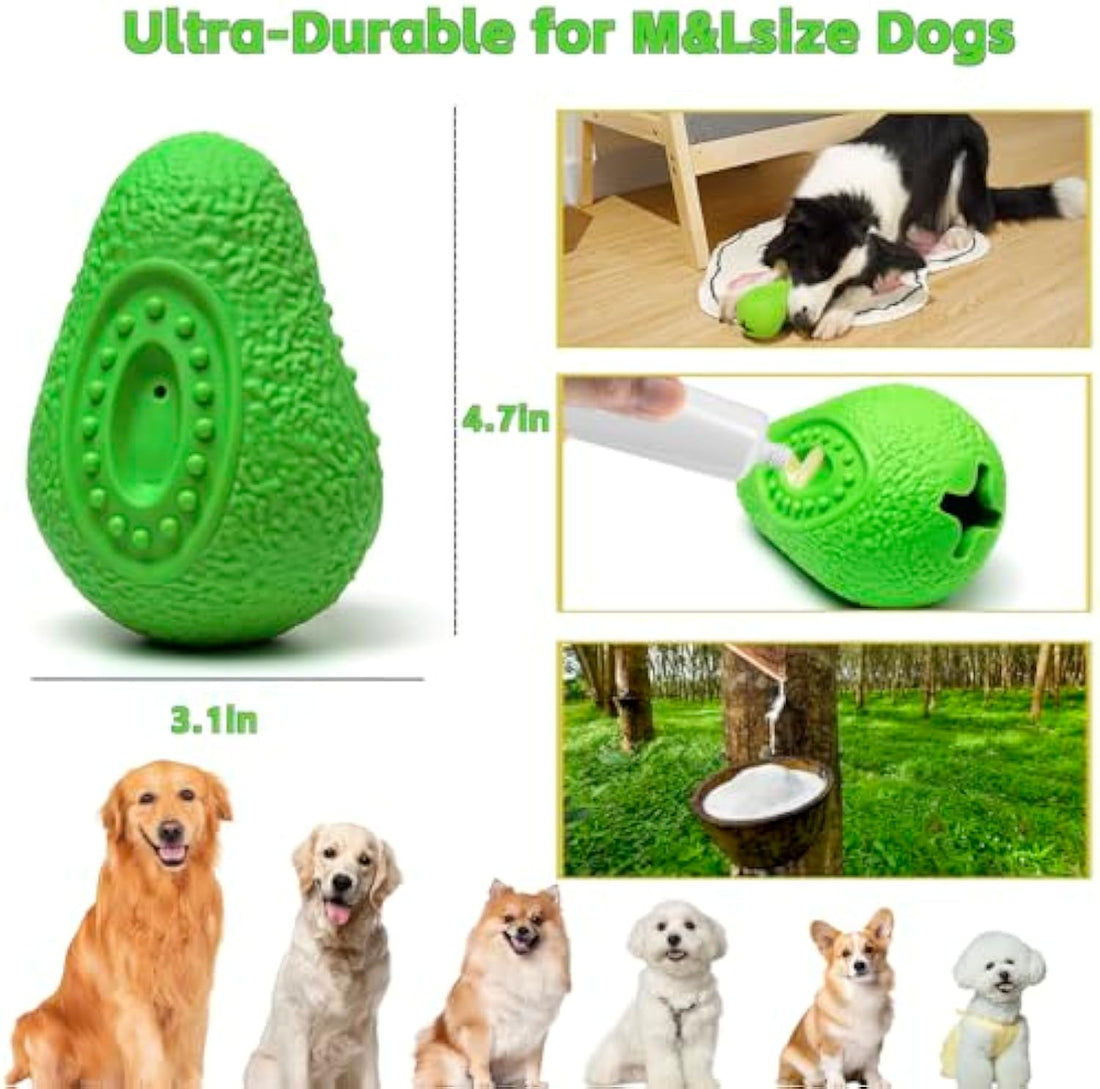 Indestructible Durable Rubber Pet Chew Toy For All Sizes