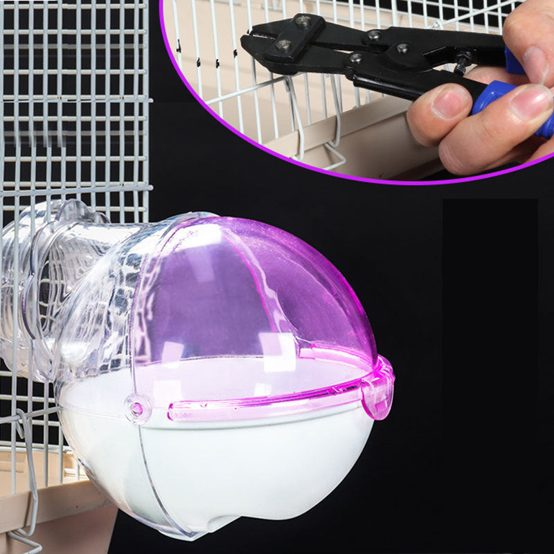 External Pet Cage Bathroom Attachment For Clean And Hygienic Use
